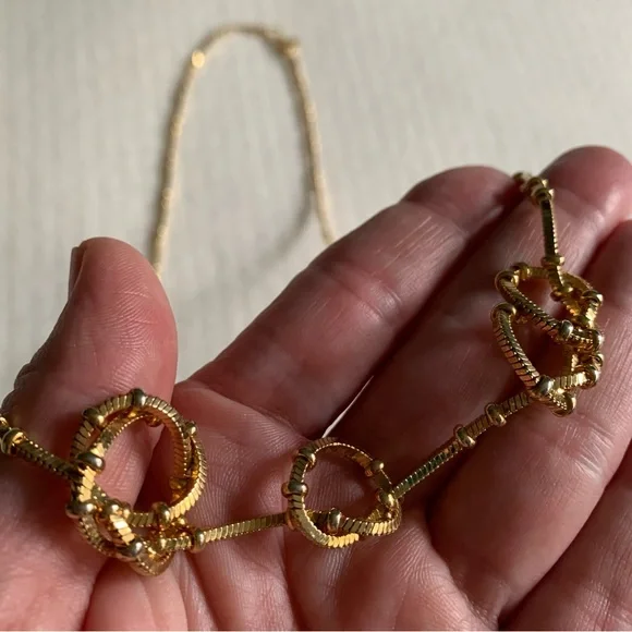 J.Crew golden twists long necklace - Picture 5 of 8